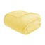 Luxurious King-Sized Yellow Microlight Plush Blanket