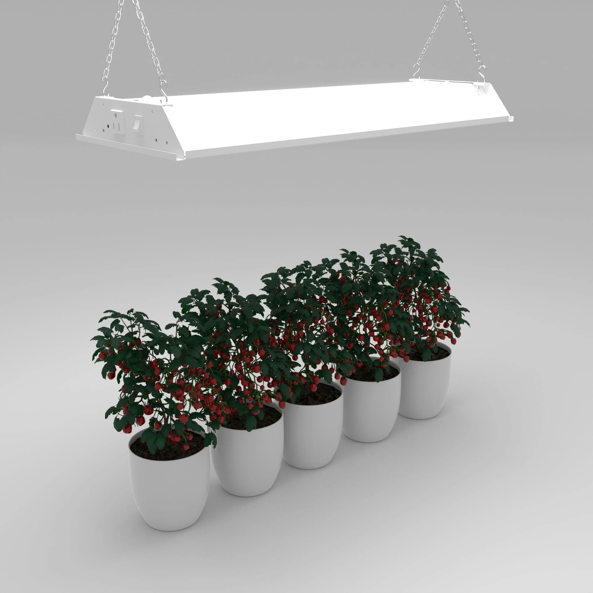 Slimline 28'' Full Spectrum LED Plant Grow Light, Linkable Design