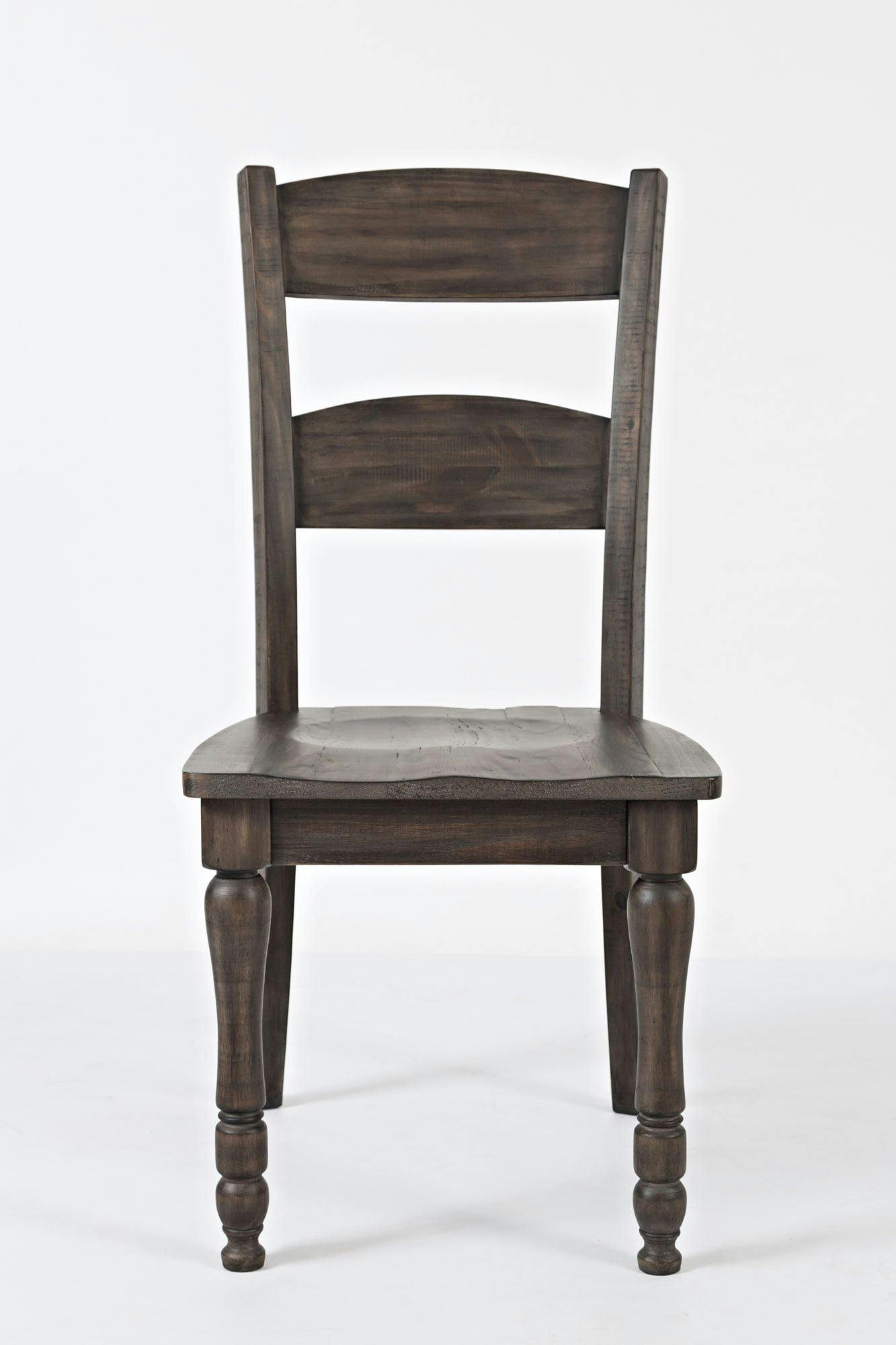 Madison County Rustic Reclaimed Pine Ladderback Side Chair