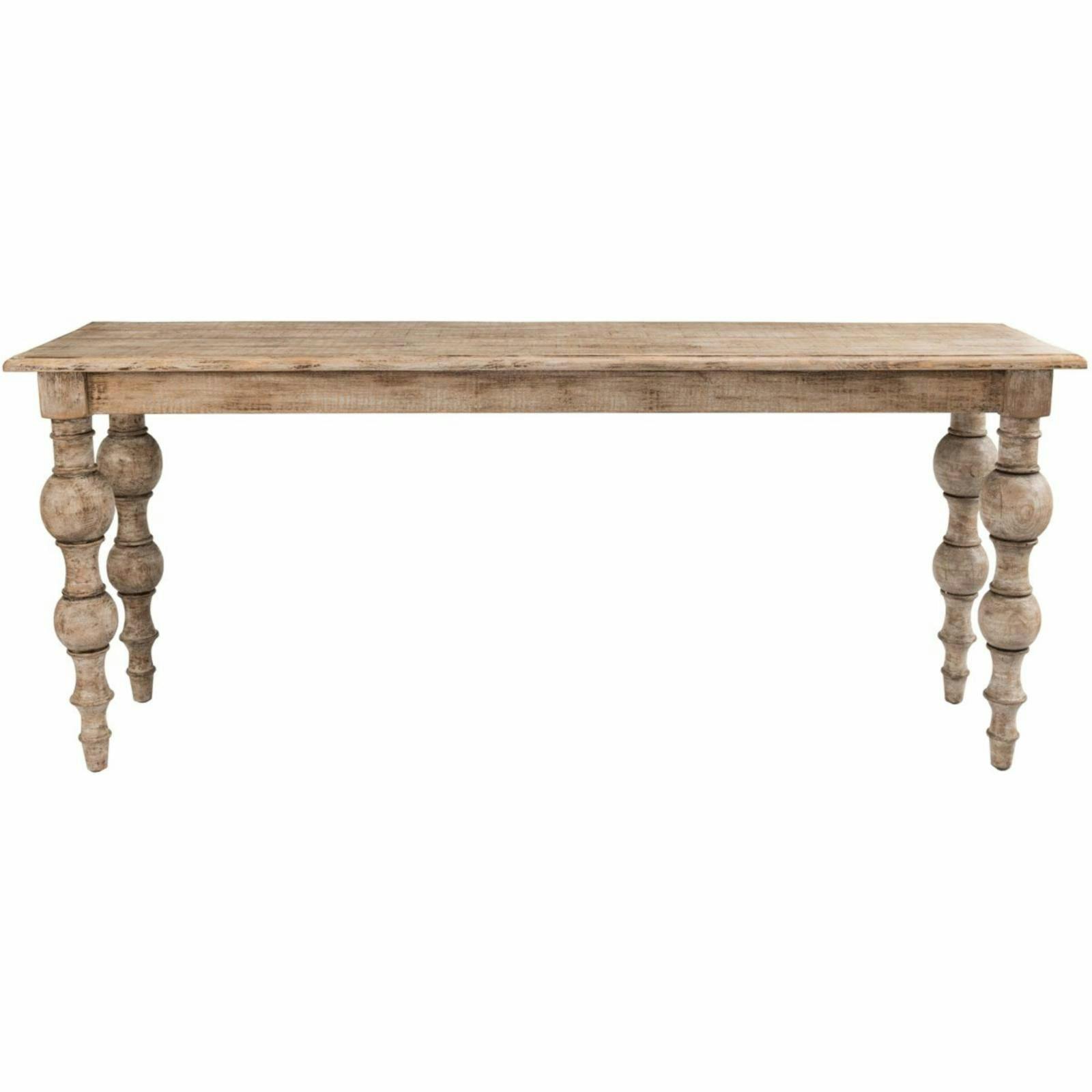Blair Natural Beige Reclaimed Wood Console Table