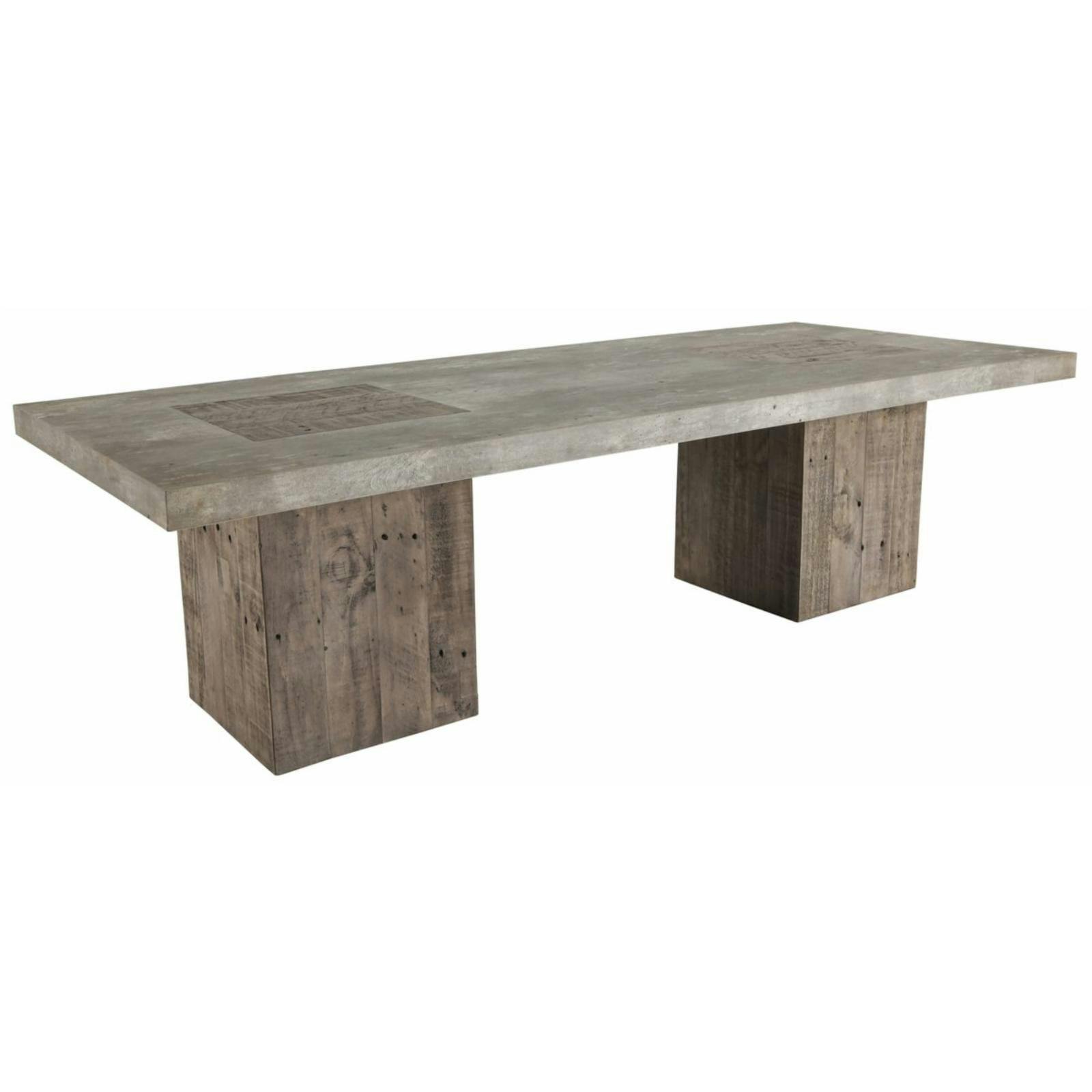 Paxton 66'' Reclaimed Pine and Concrete Laminate Rustic Coffee Table