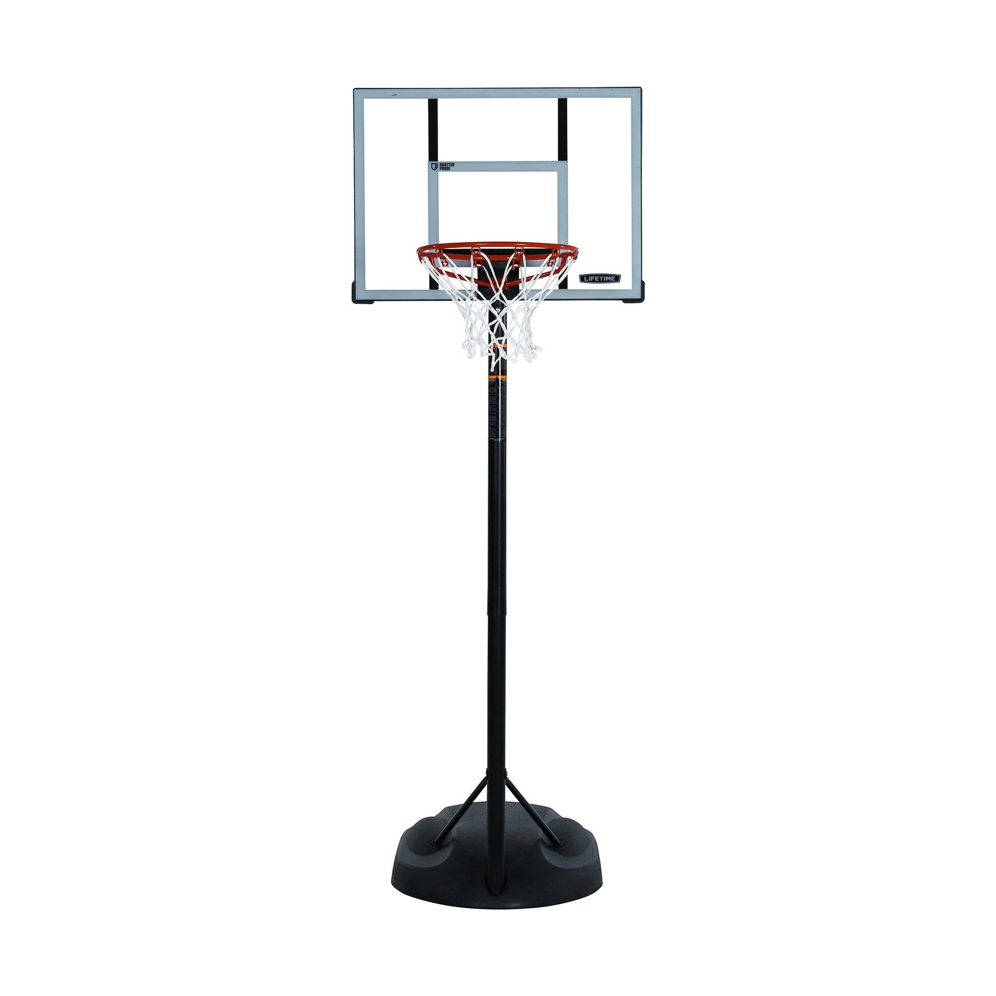 Adjustable Youth 30" Polycarbonate Portable Basketball Hoop