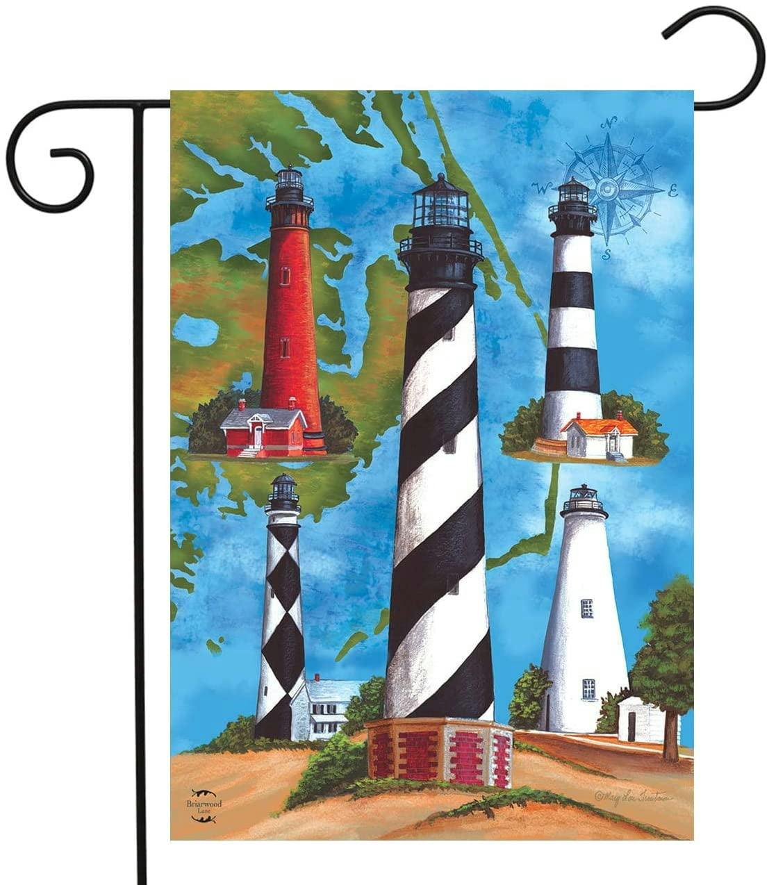 Nautical Lighthouses Summer Garden Flag 12.5" x 18"