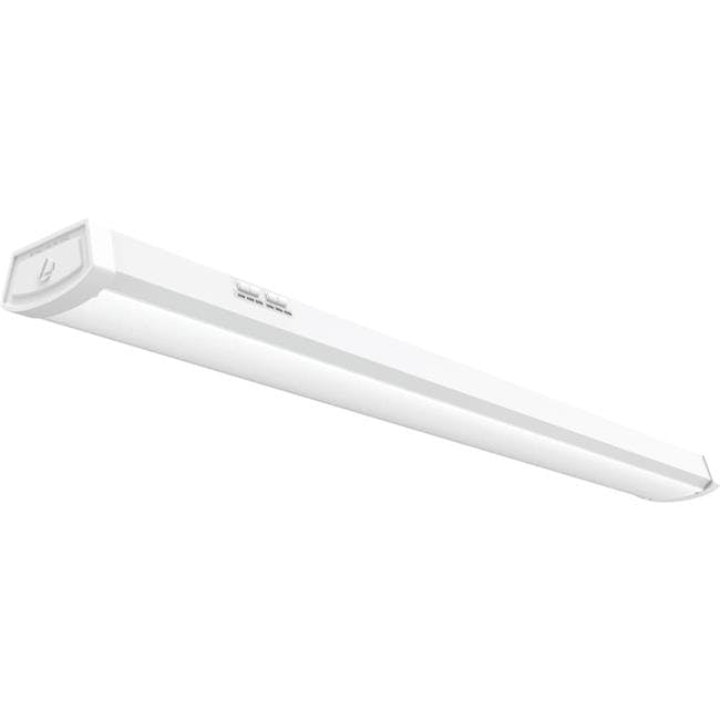 Lithonia 48-Inch White Metal LED Wraparound Light with Frosted Diffuser