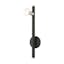 Bannister 22" Black Steel Dimmable Wall Sconce