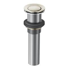 Moen Spring Loaded Push Button Bathroom Drain Assembly, Without Overflow