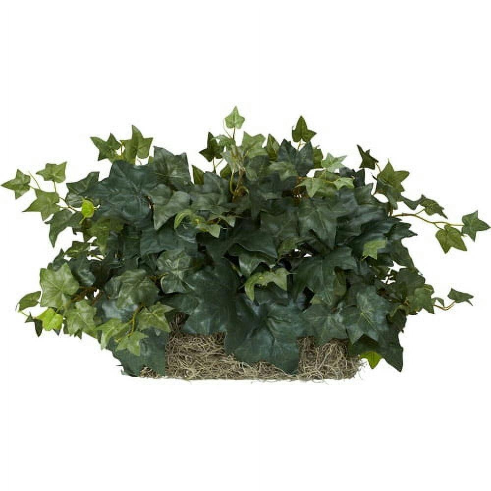 Lush Green 18" Silk Ivy Tabletop Plant in Decorative Foam