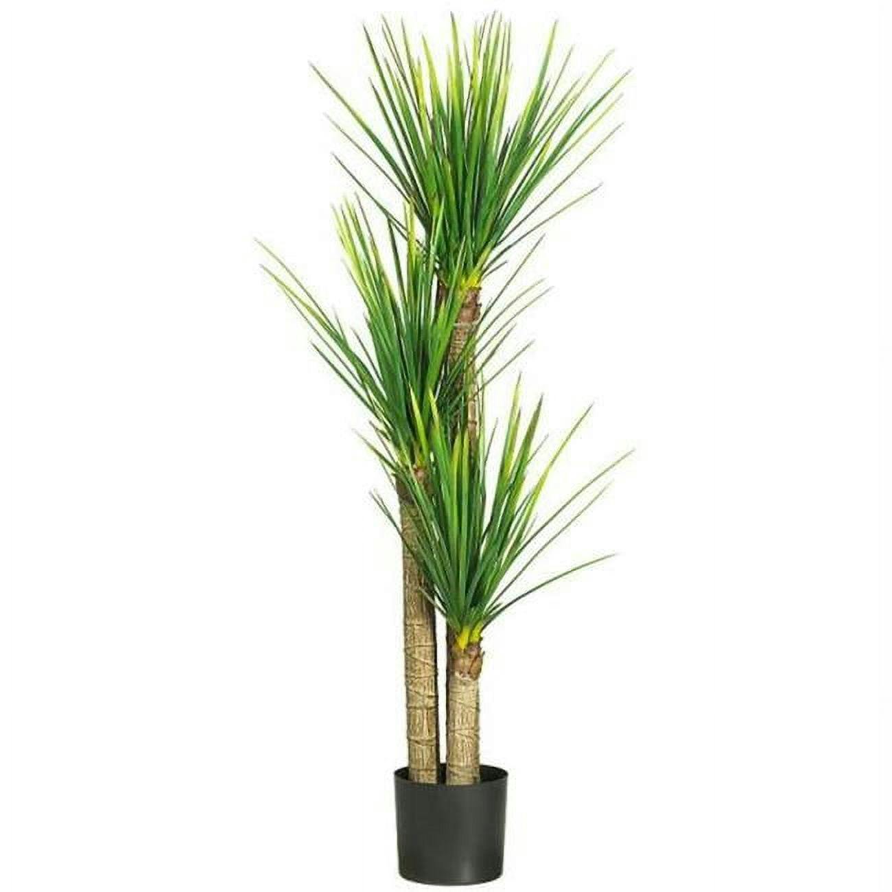 Tall Southwestern Style Silk Yucca Floor Plant in Pot