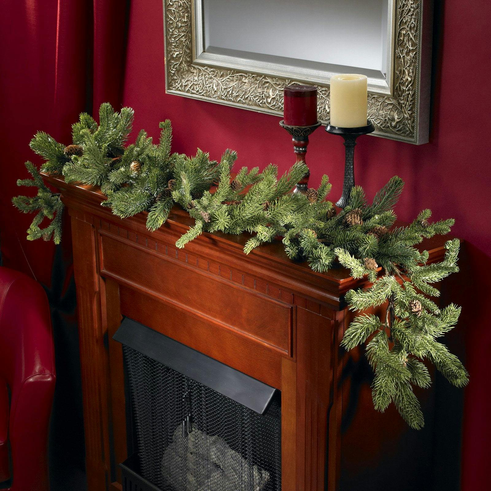 Traditional Pinecone & Pine Needle 60" Faux Garland