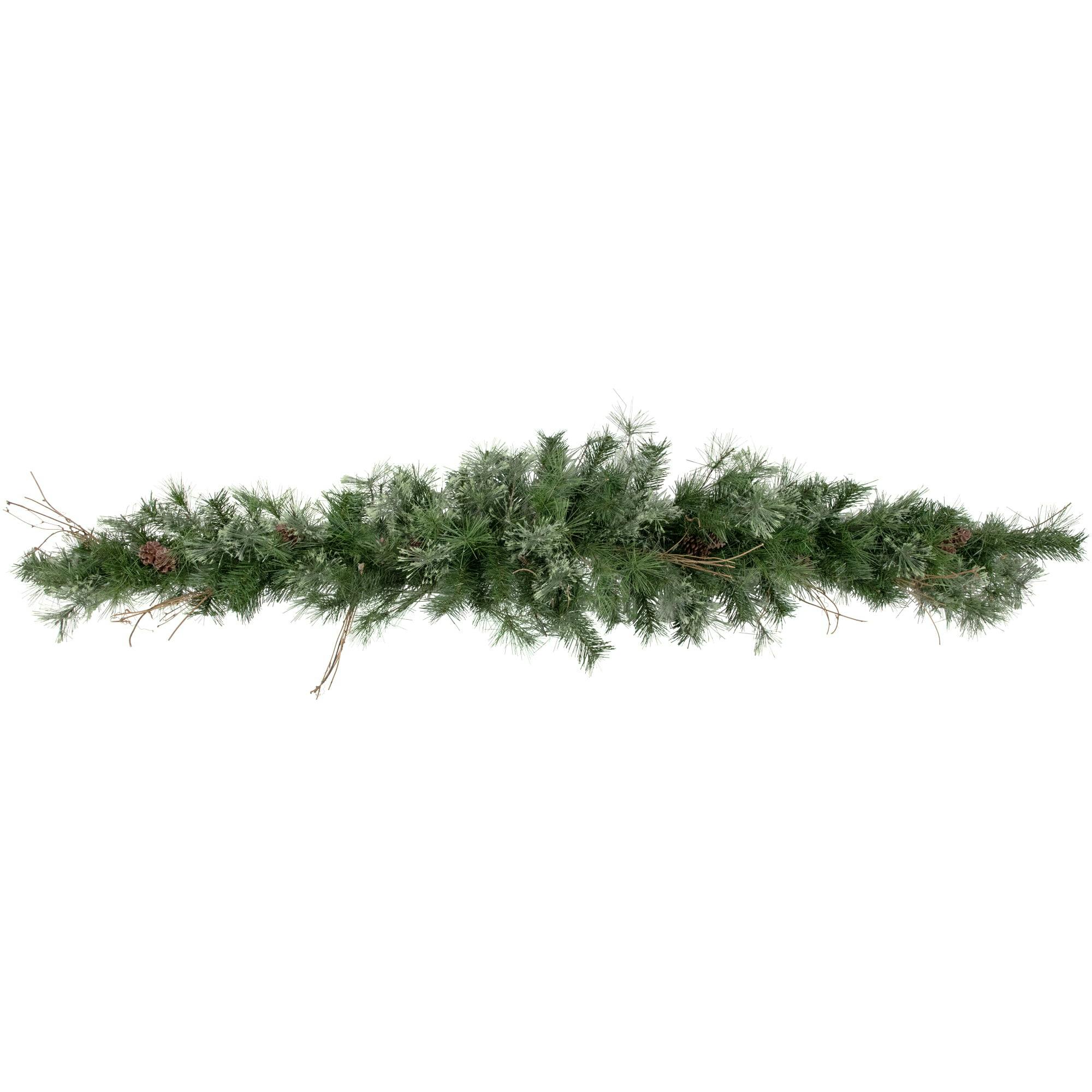 Country Mixed Pine Cone & Grapevine 6' Christmas Garland - Unlit