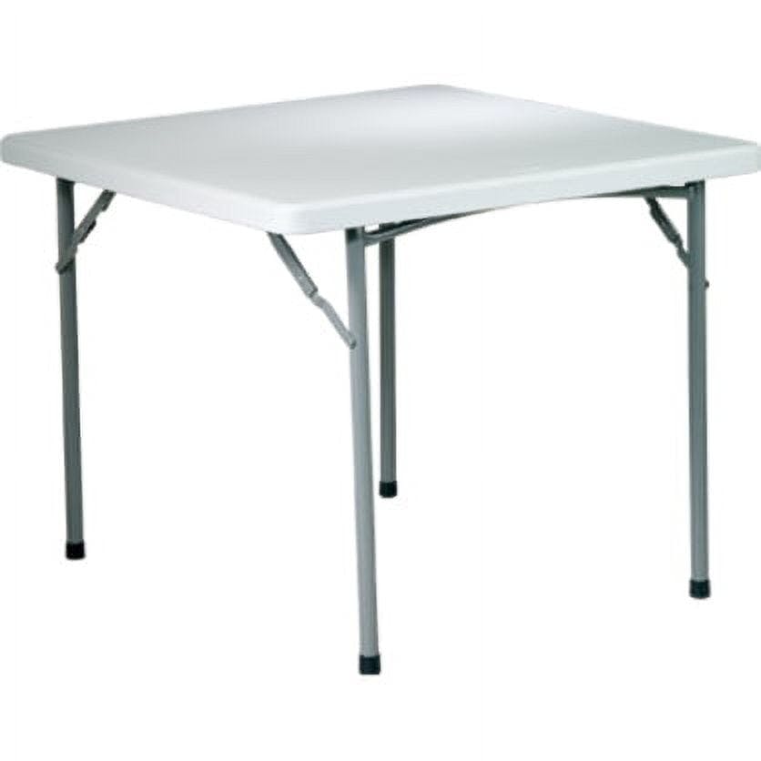 VersaFold 36" Square Light Grey Resin Multipurpose Table