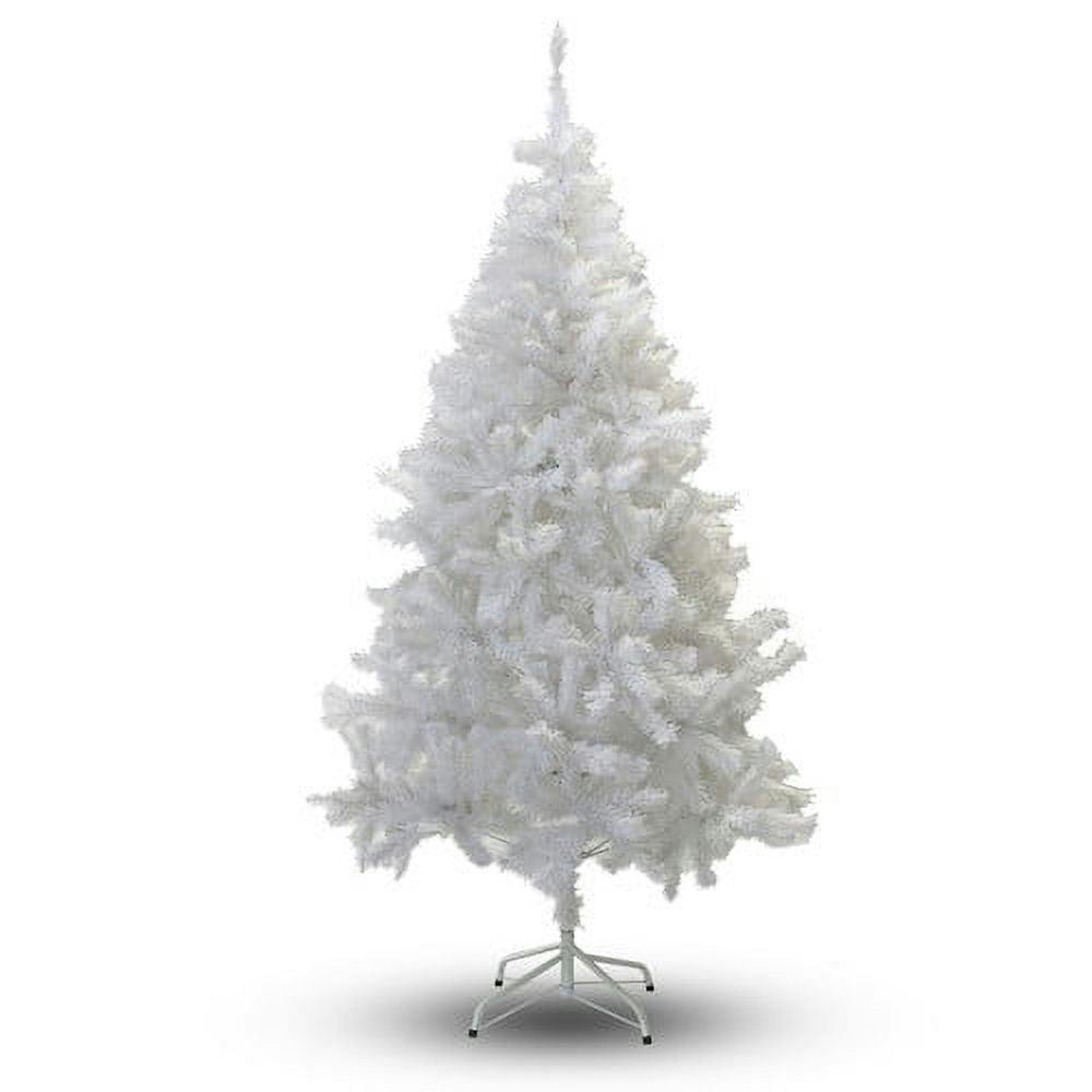 Lush 8' Spruce Artificial Christmas Tree with Metal Stand