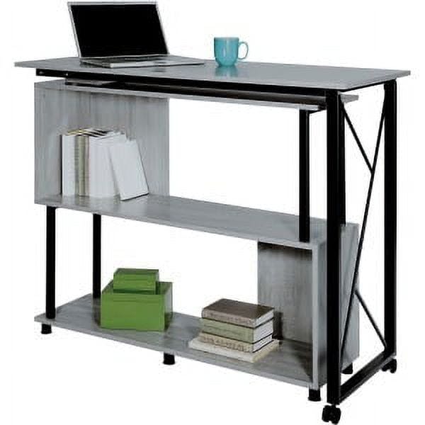 Classic Gray Mood Rotating Worksurface Standing Desk