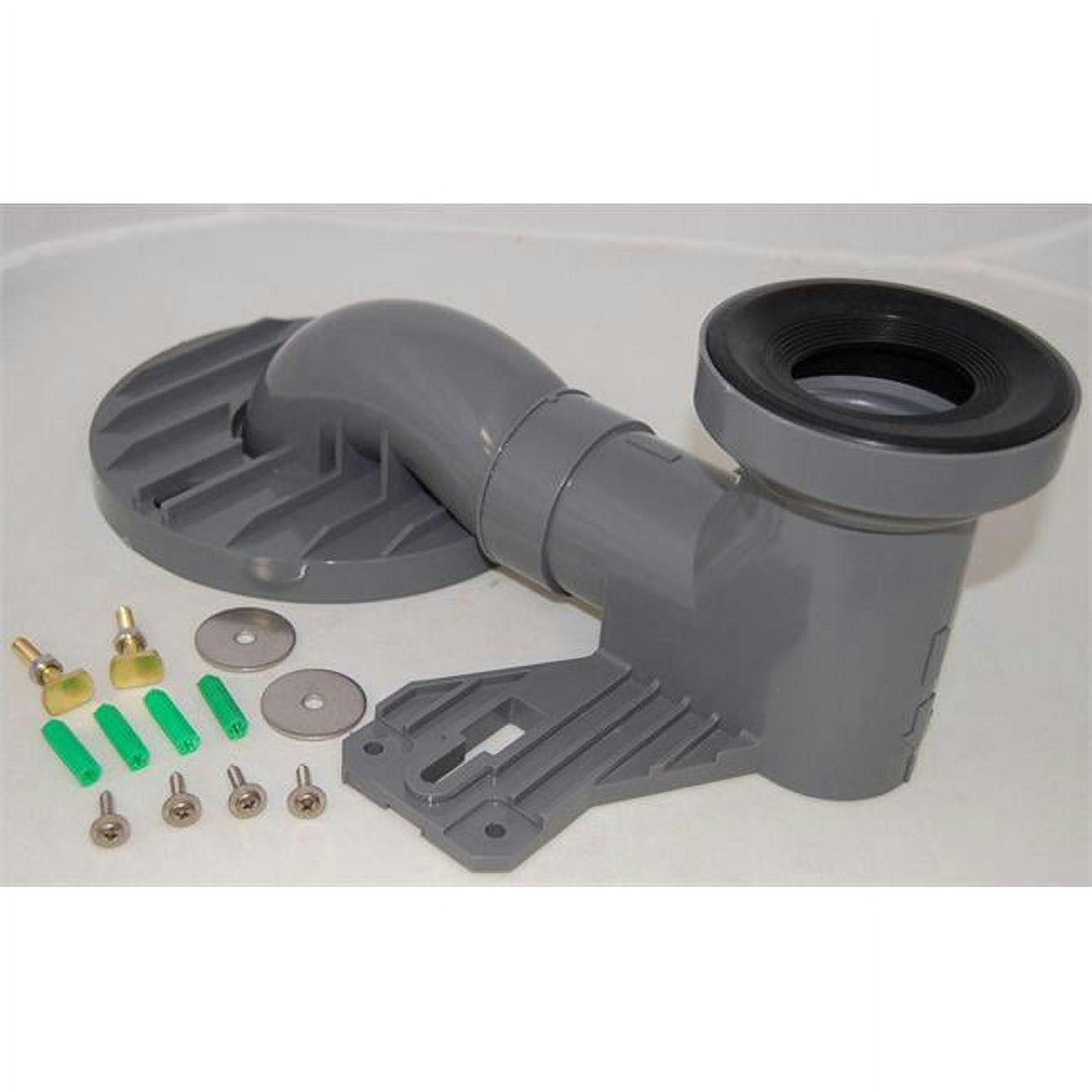 Modern Grey 12" UniFit Toilet Rough-In Adapter