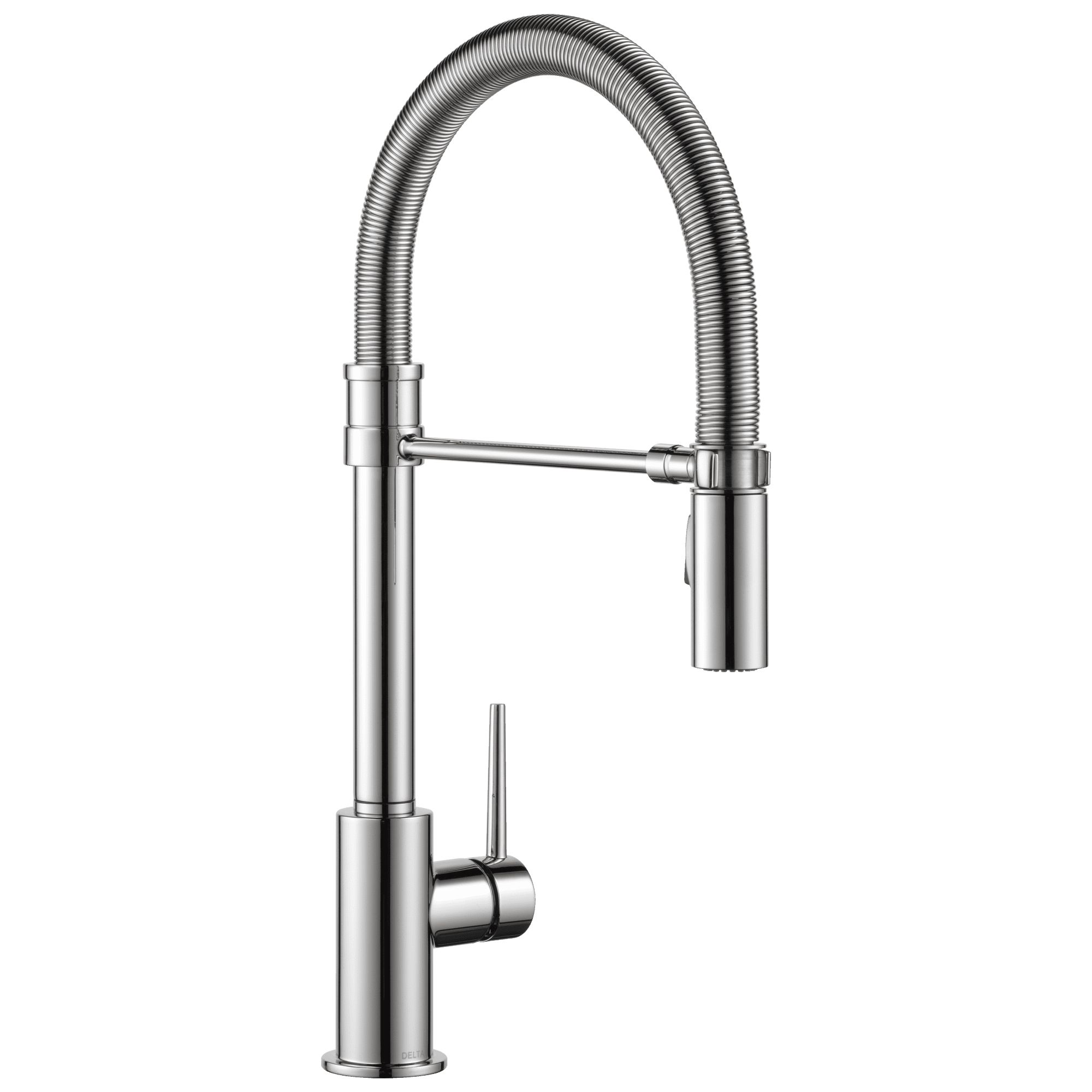 Sleek Chrome Pull-Down Kitchen Faucet with Magnetic Docking