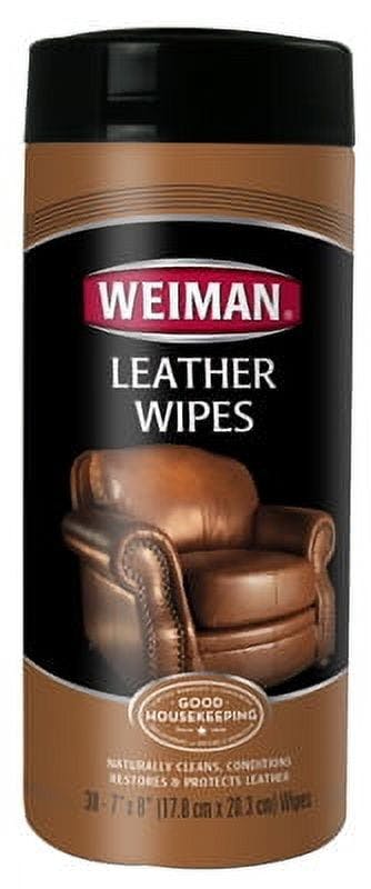 Luxurious Leather Care Wipes - 30ct for Furniture & Accessories
