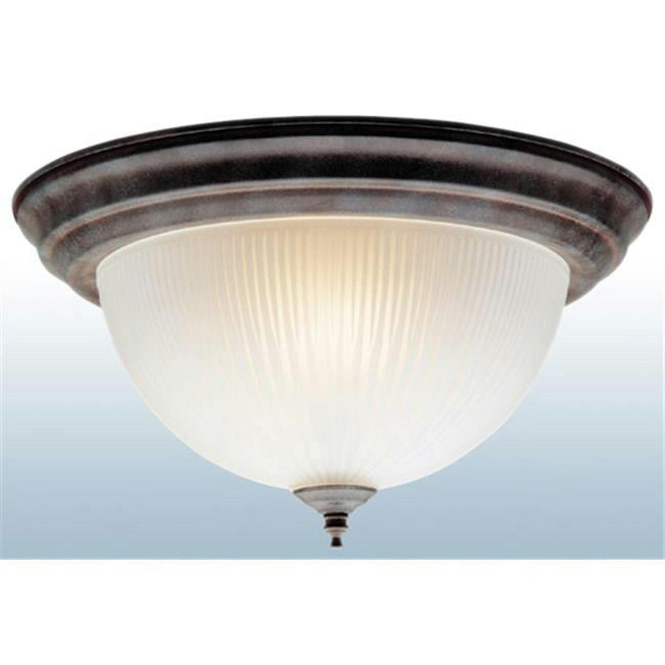 Elegant 14" Frosted Glass LED Ceiling Light Fixture