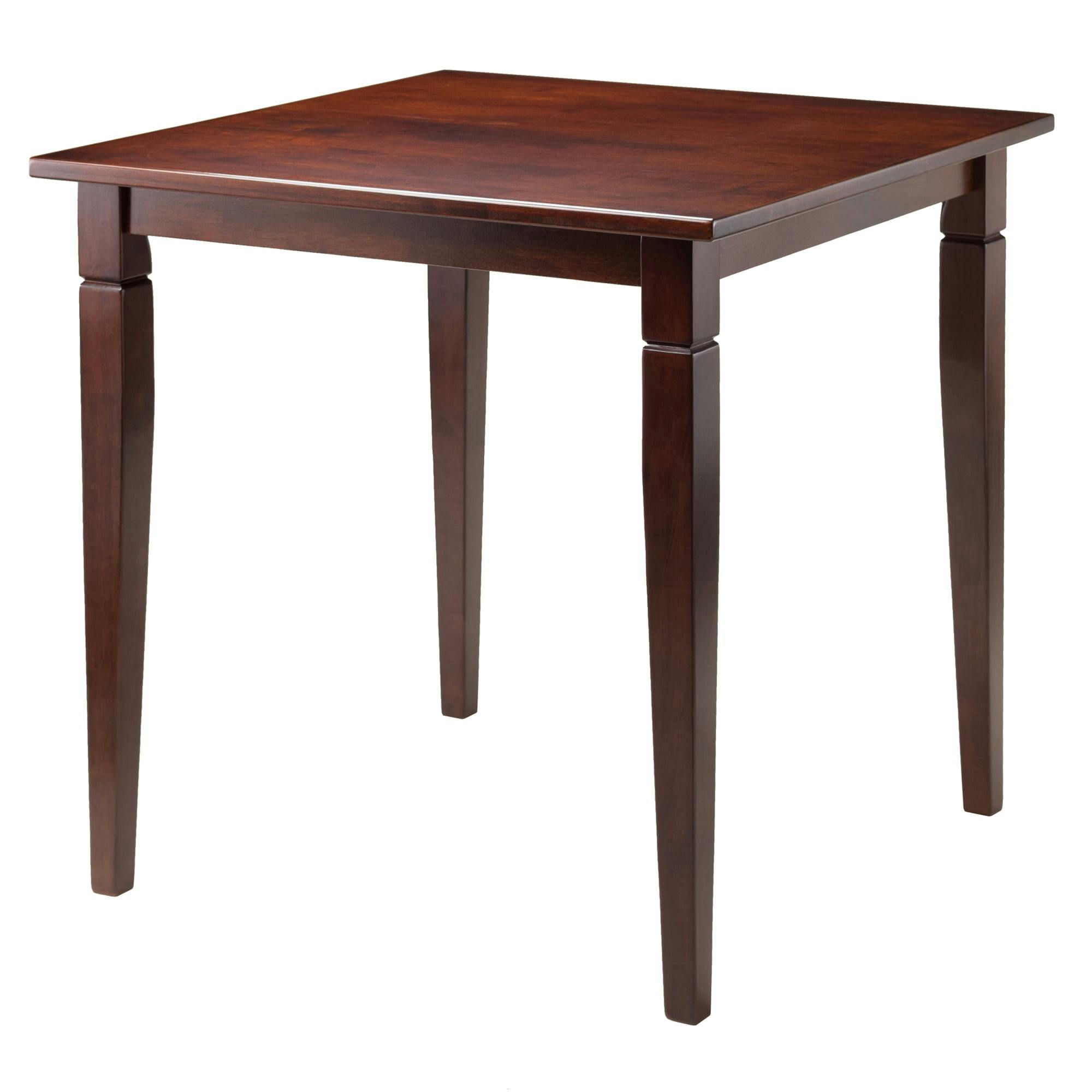 Compact 29'' Square Mid-Century Modern Walnut Dining Table