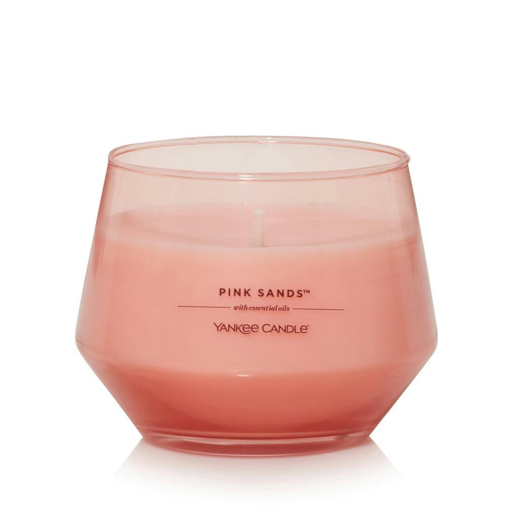 Soy Bliss Flameless Pink Sands 10 oz Scented Jar Candle