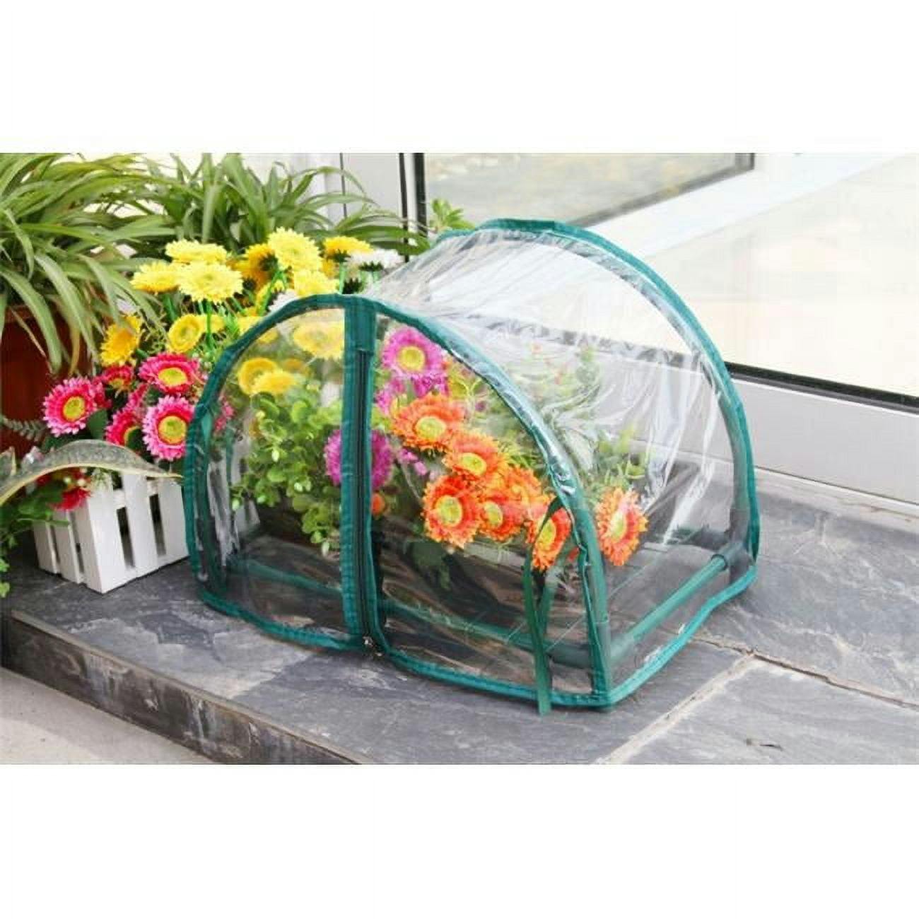 Compact 12'' Green Mini Greenhouse with Assembly Kit