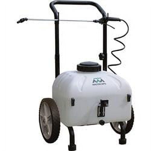 9-Gallon Polyethylene Garden Cart Sprayer with 12V Rechargeable Battery