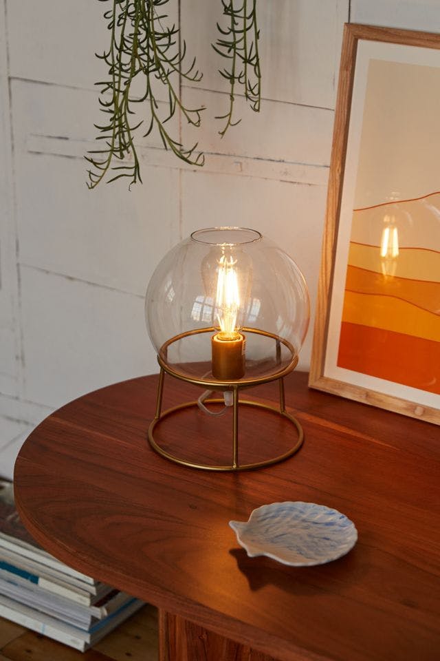 Grace Glass Globe Table Lamp