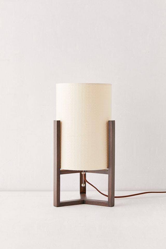 Quinn 17" Brown Lantern Table Lamp