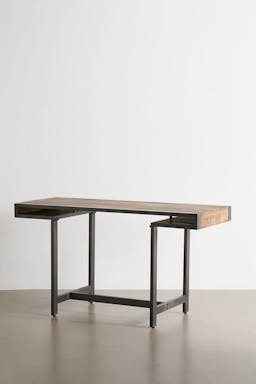 Industrial Wraparound Desk