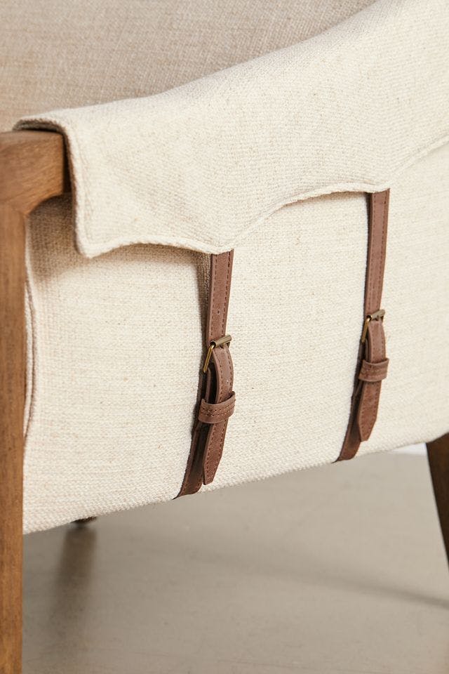Whittier Accent Chair - Cream Linen