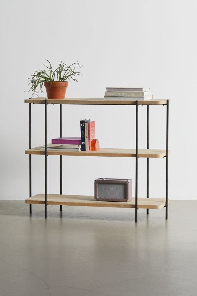 Wood And Metal Console Table