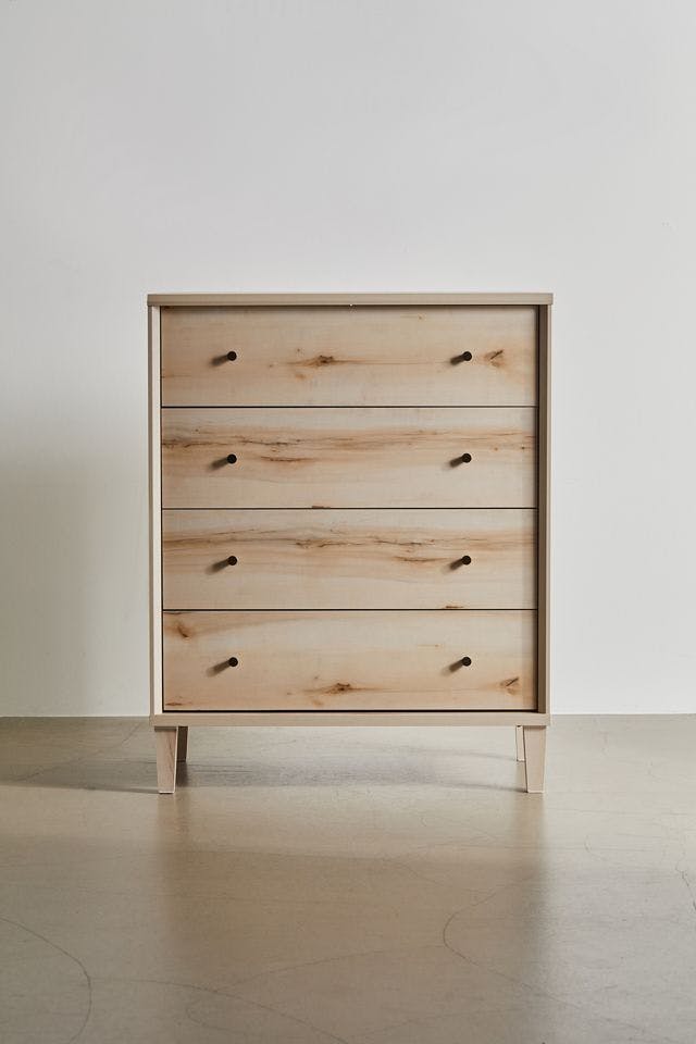 Anders Tall Pacific Maple 4-Drawer Dresser