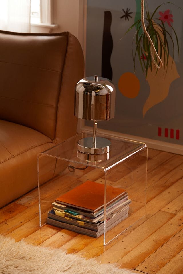 Zion Clear Acrylic Side Table