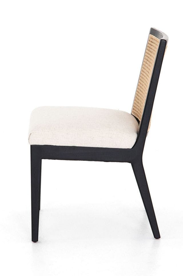 Elise Cane Armless Chair