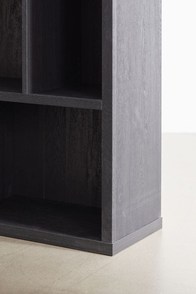 44.13&#34; 6 Cubbies Horizontal Style Bookcase Raven Oak - Sauder