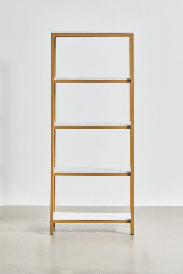 Remy 57" Tall White Vertical Bookshelf