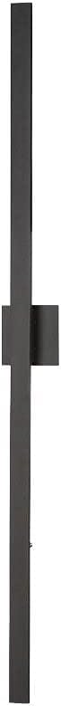 Sleek Black Alumilux 2-Light LED Outdoor Sconce, Dimmable