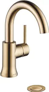 Trinsic Single Hole Bathroom Faucet with Drain Assembly and DIAMOND™ Seal Technology