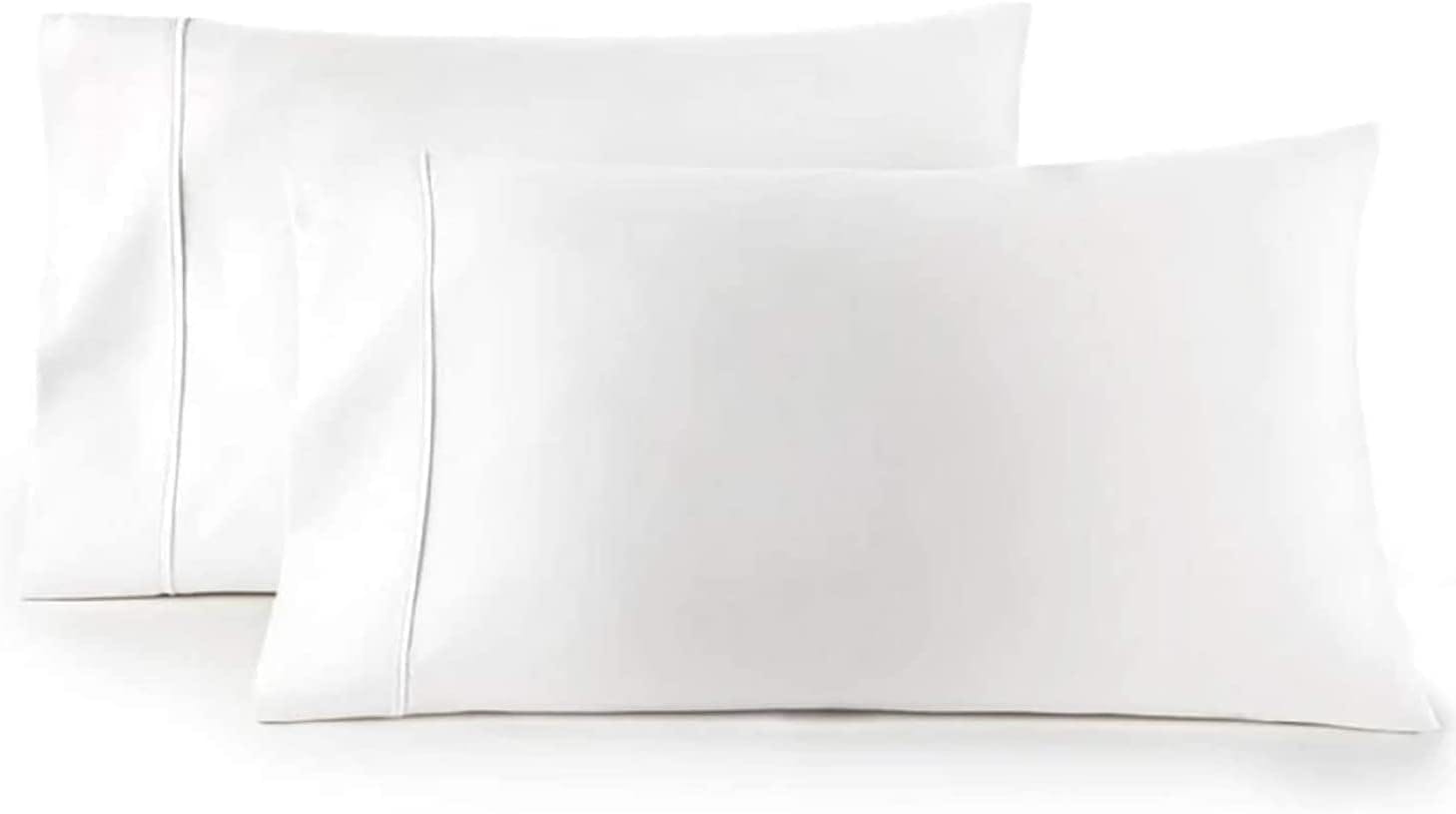 Luxury Hotel Cotton Pillowcase Set, Standard/Queen, White