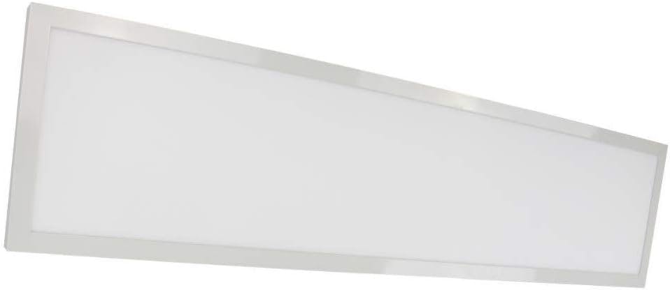 Nuvo Blink Plus Ultra-Low Profile White Glass LED Ceiling Light, 12" x 48"