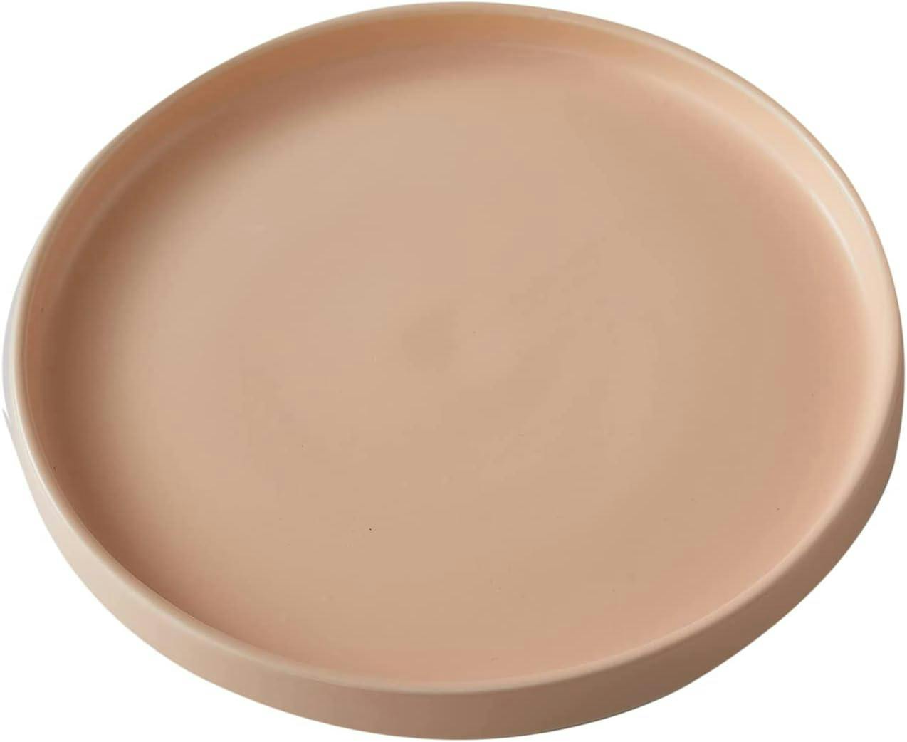 Stella 6-Piece Pastel Orange Porcelain Salad Plate Set