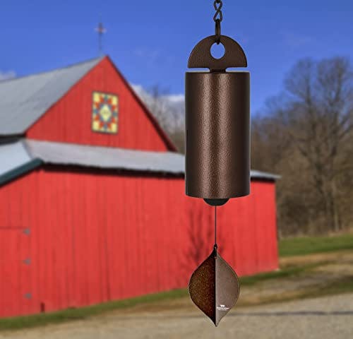 Antique Copper Heroic Windbell - Medium Handcrafted Garden Wind Chime