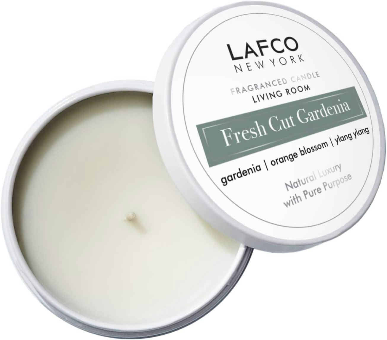 Gardenia Bliss White Soy Travel Candle with Non-Toxic Clean Burn
