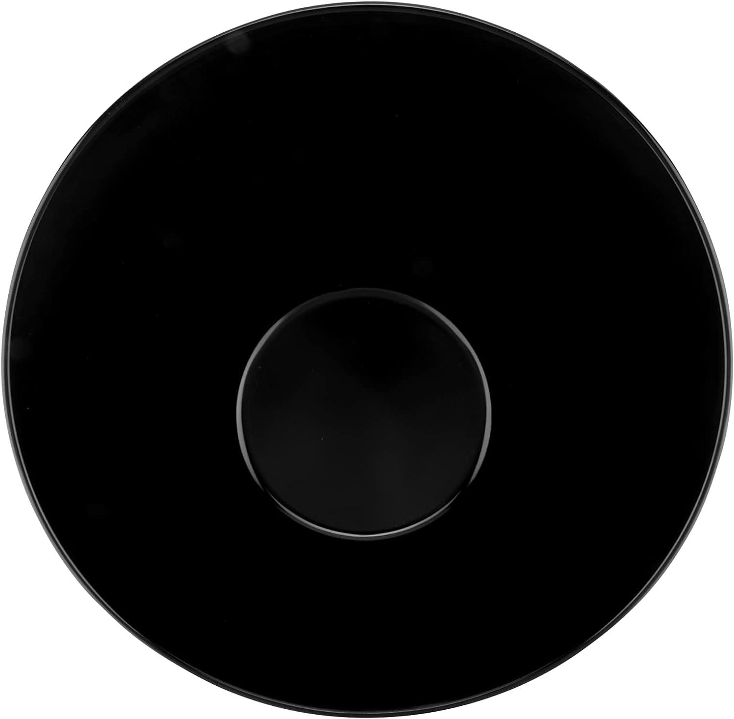 Black Elegance 1.9 Quart Cascading Serving Bowl for All Seasons