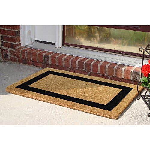 Luxurious Dense 22" x 36" Personalized Coir Outdoor Doormat