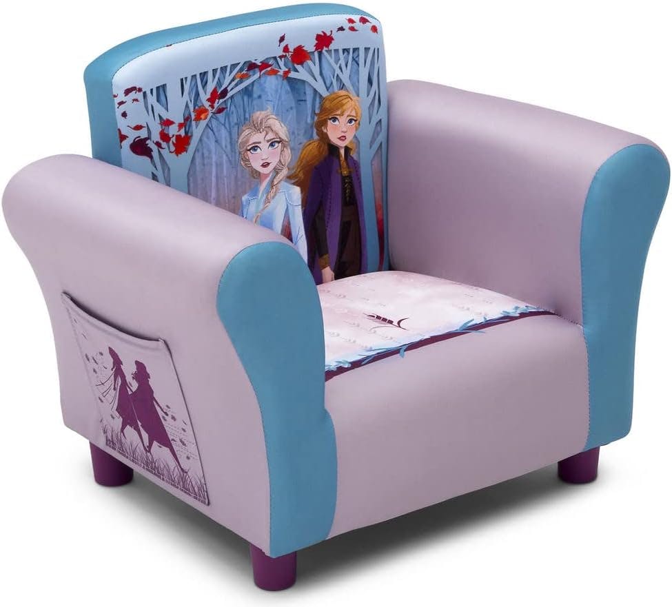 Elsa and Anna's Magical Adventure Polished Wood Children's Chair