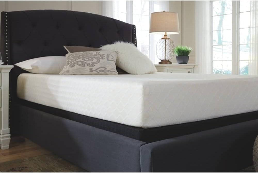 Contemporary White Twin Innerspring 10" Adjustable Bed