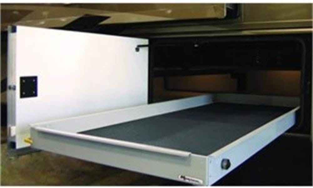 Roller Bearing 48" Dual-Access Cargo Tray with Powder Coat Finish