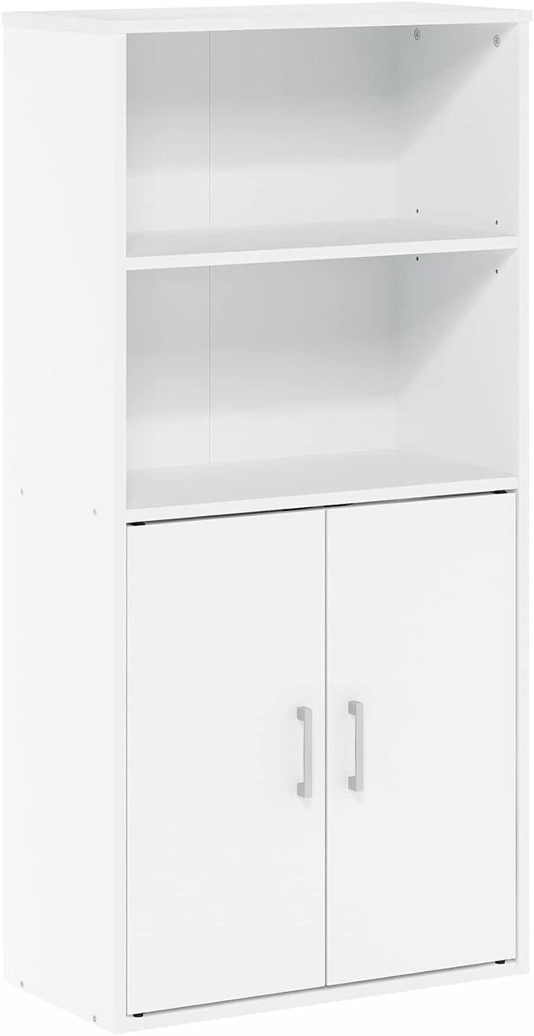 Pasir 47'' White E1 Particle Board Storage Cabinet with Adjustable Shelves