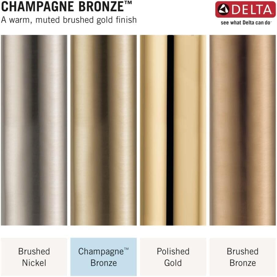 Vero Modern Champagne Bronze 2-Handle Widespread Bathroom Faucet