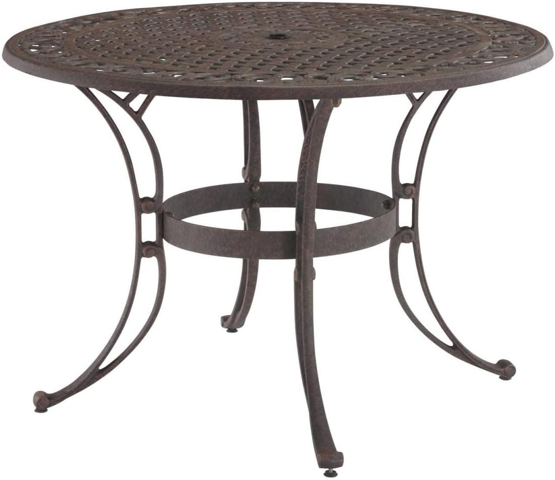 Sanibel Classic 48" Bronze Cast Aluminum Outdoor Dining Table
